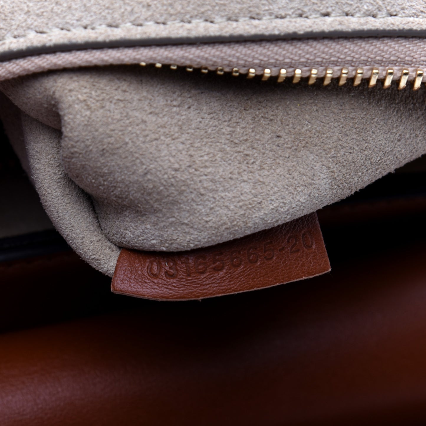 Suede Calfskin Medium Faye Shoulder Bag Tobacco