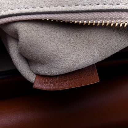 Chloe Suede Calfskin Medium Faye Shoulder Bag Tobacco 9 of 12