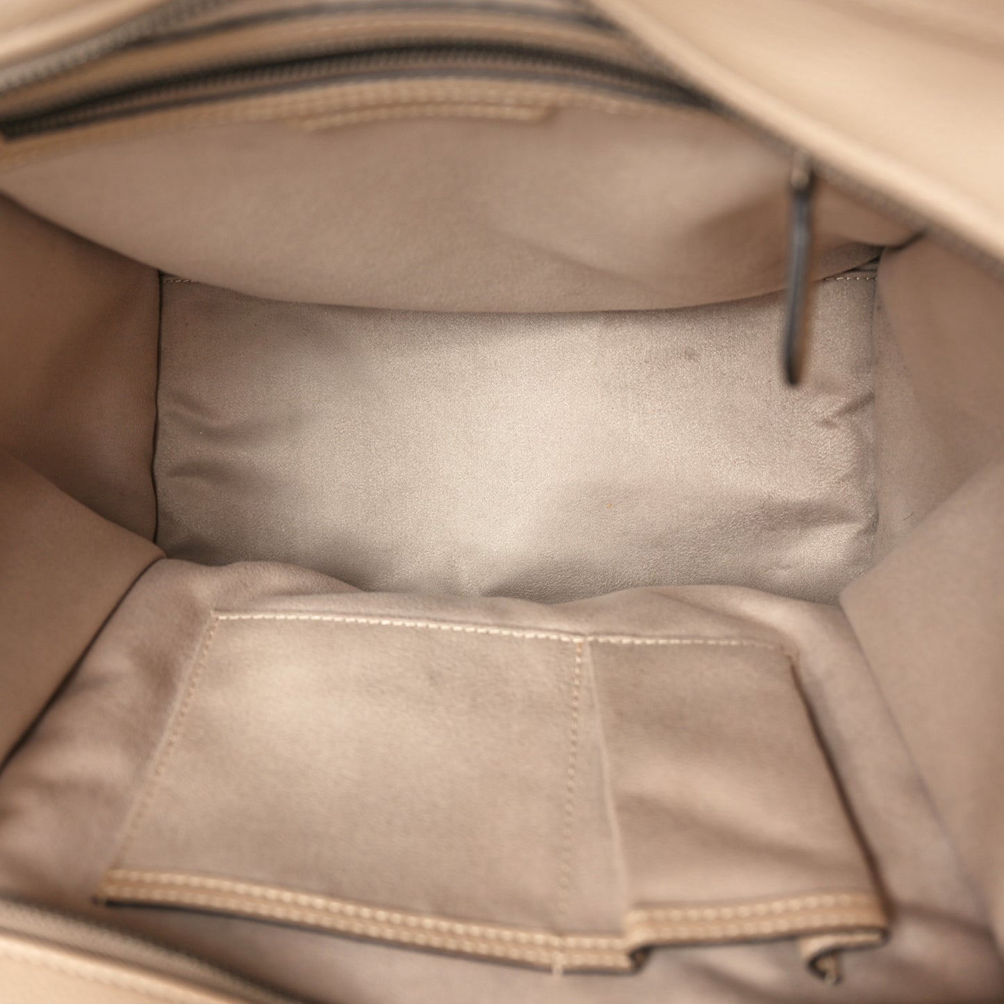 Drummed Calfskin Mini Luggage Dune