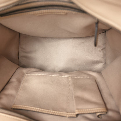 Celine Drummed Calfskin Mini Luggage Dune 6 of 12