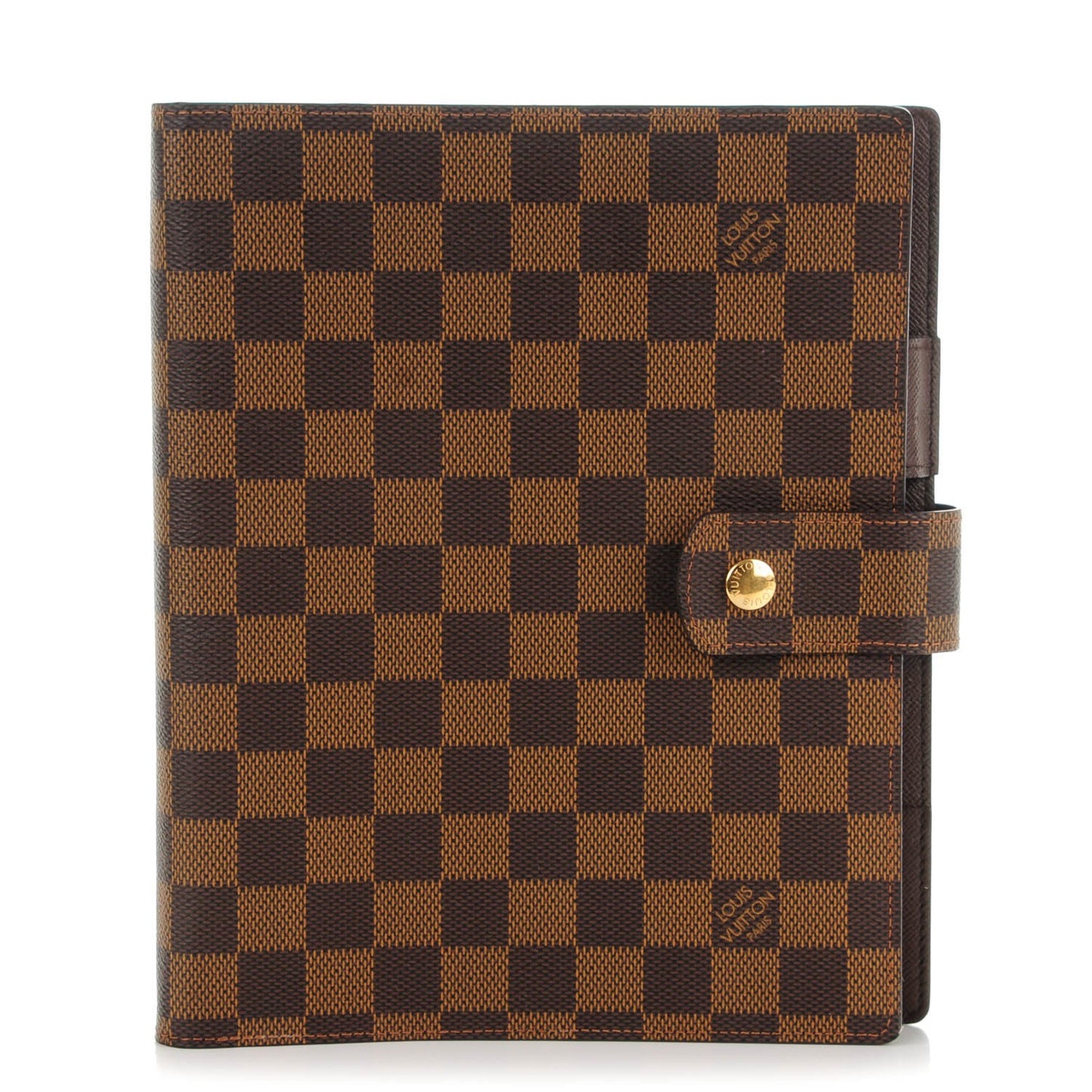 Damier Ebene Large Ring Agenda Cover