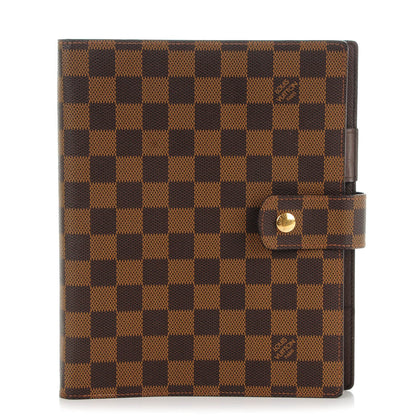 Louis Vuitton Damier Ebene Large Ring Agenda Cover 1 of 8
