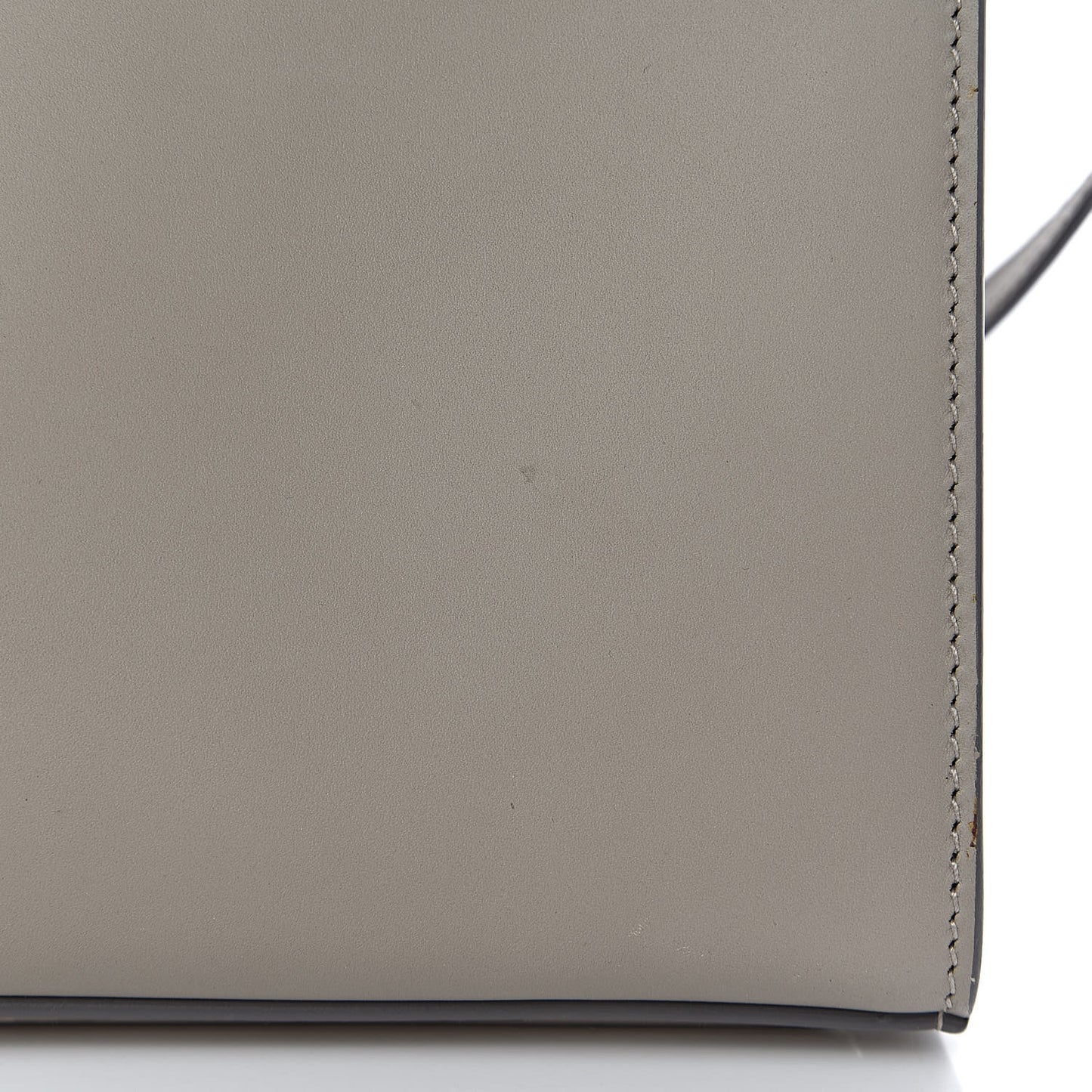 Calfskin Le Dix M Cartable Shoulder Bag Pearl Grey
