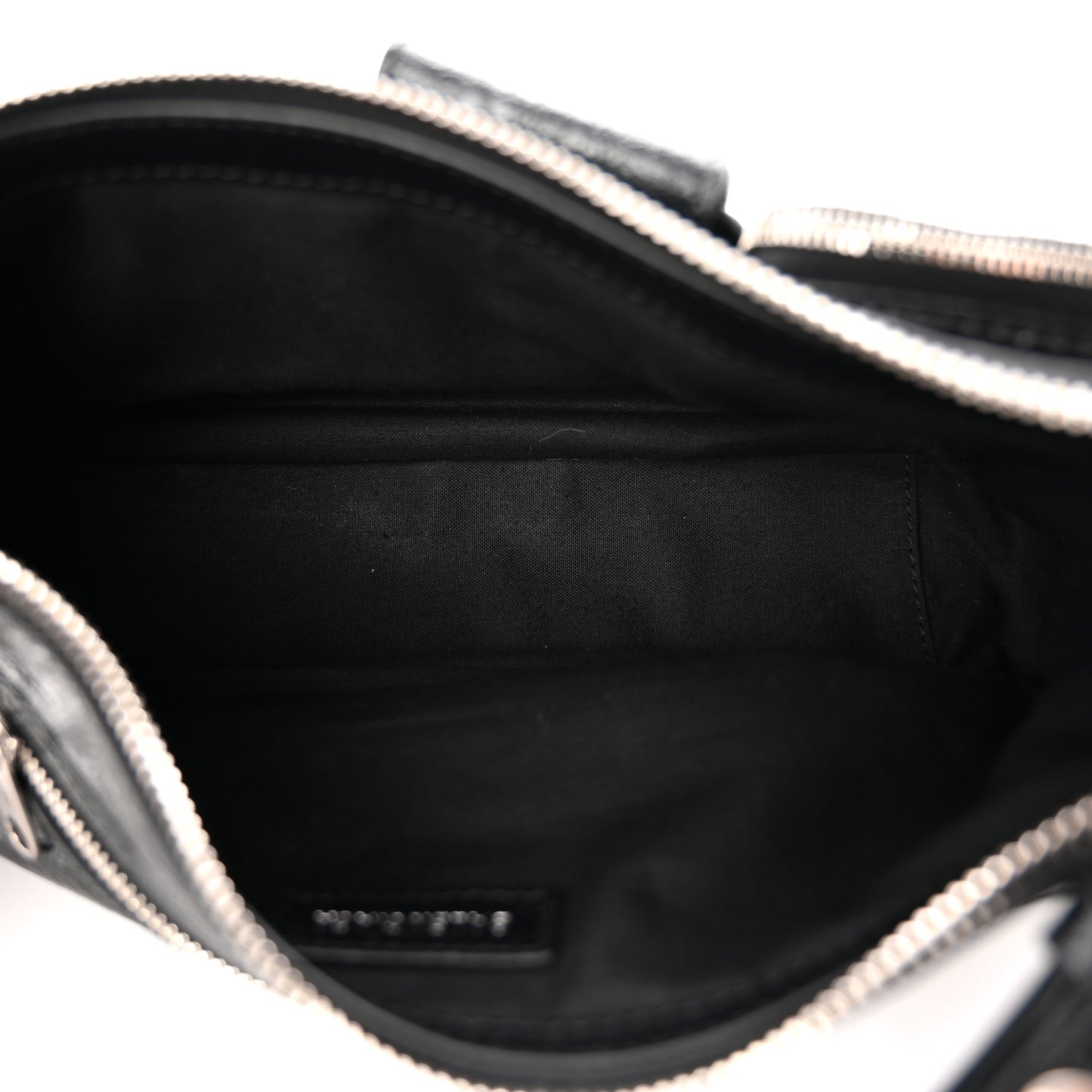Agneau Arena Superbusy XS Sling Zip Shoulder Bag Black Black