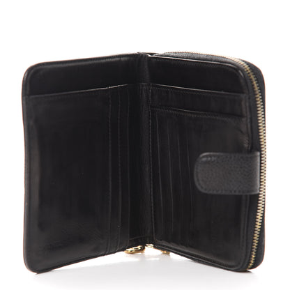 Chanel Caviar Timeless CC Compact French Wallet Black 5 of 14