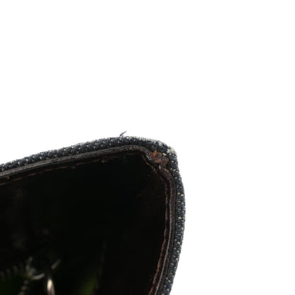 Fendi Denim Flower Applique Tote Blue 14 of 16