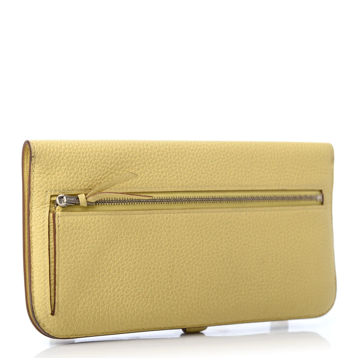 Hermes Togo Dogon Recto Verso Wallet Jaune Poussin 3 of 12