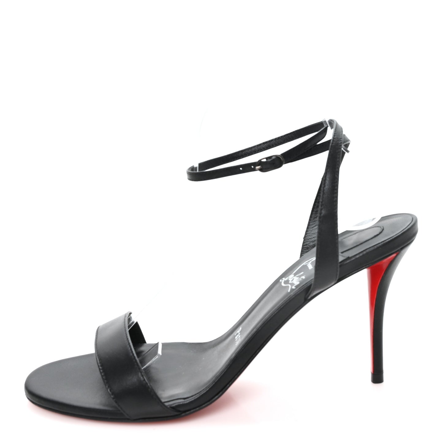 Nappa Miss Z 80 Strappy Sandals Pumps 40 Black