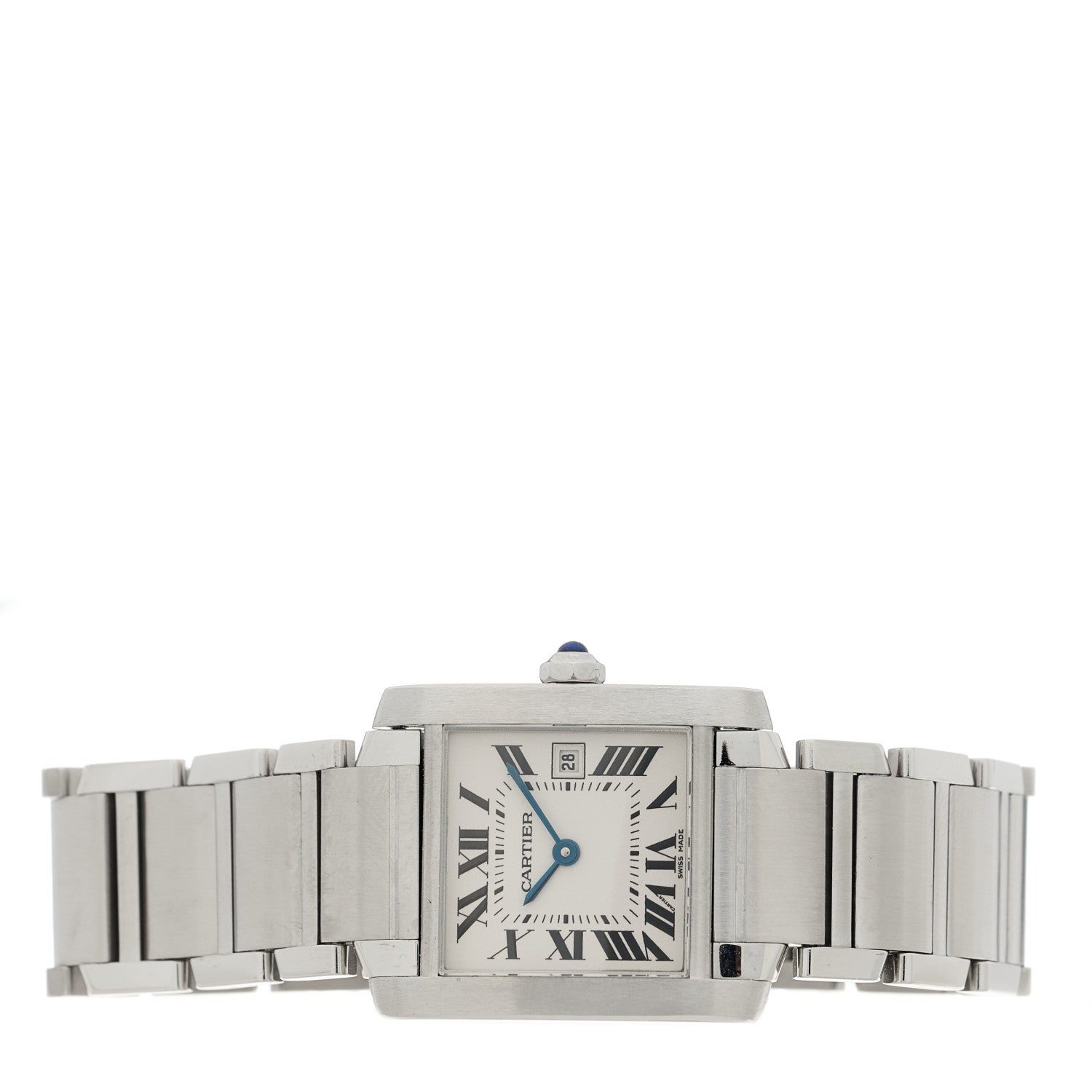 Cartier Stainless Steel 25mm Tank Francaise Quartz Watch 2 of 4