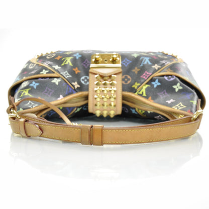 Louis Vuitton Monogram Multicolor Chrissie Black 5 of 8