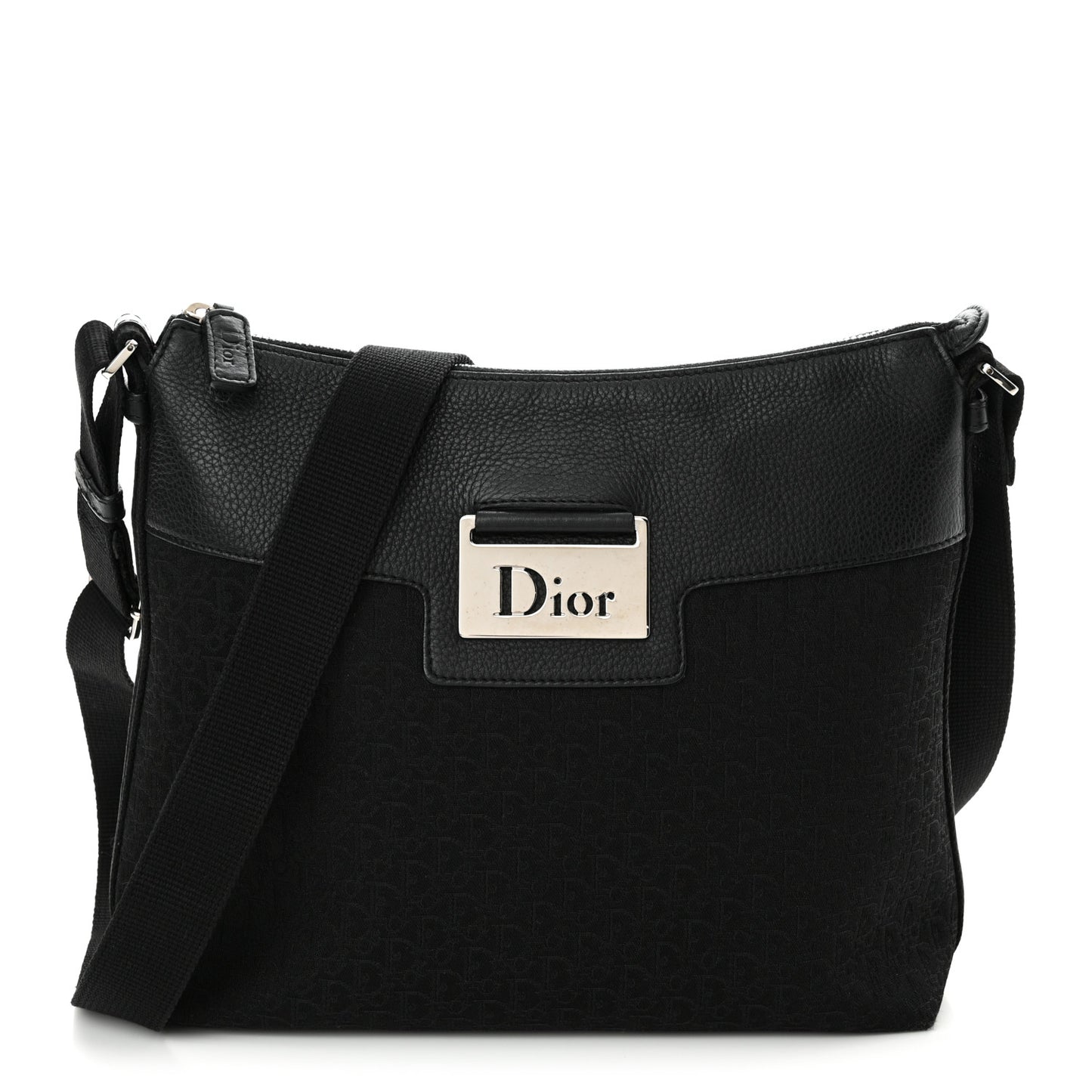 Monogram Street Chic Messenger Black