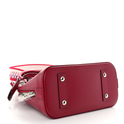 Louis Vuitton Epi Jacquard Alma BB Raspberry 4 of 9