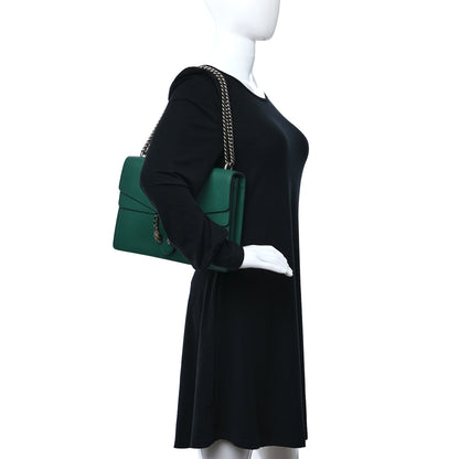 Gucci Dollar Calfskin Crystal Medium Dionysus Shoulder Bag Emerald 3 of 10