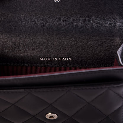 Chanel Lambskin Quilted Flap Card Holder Black 7 of 8