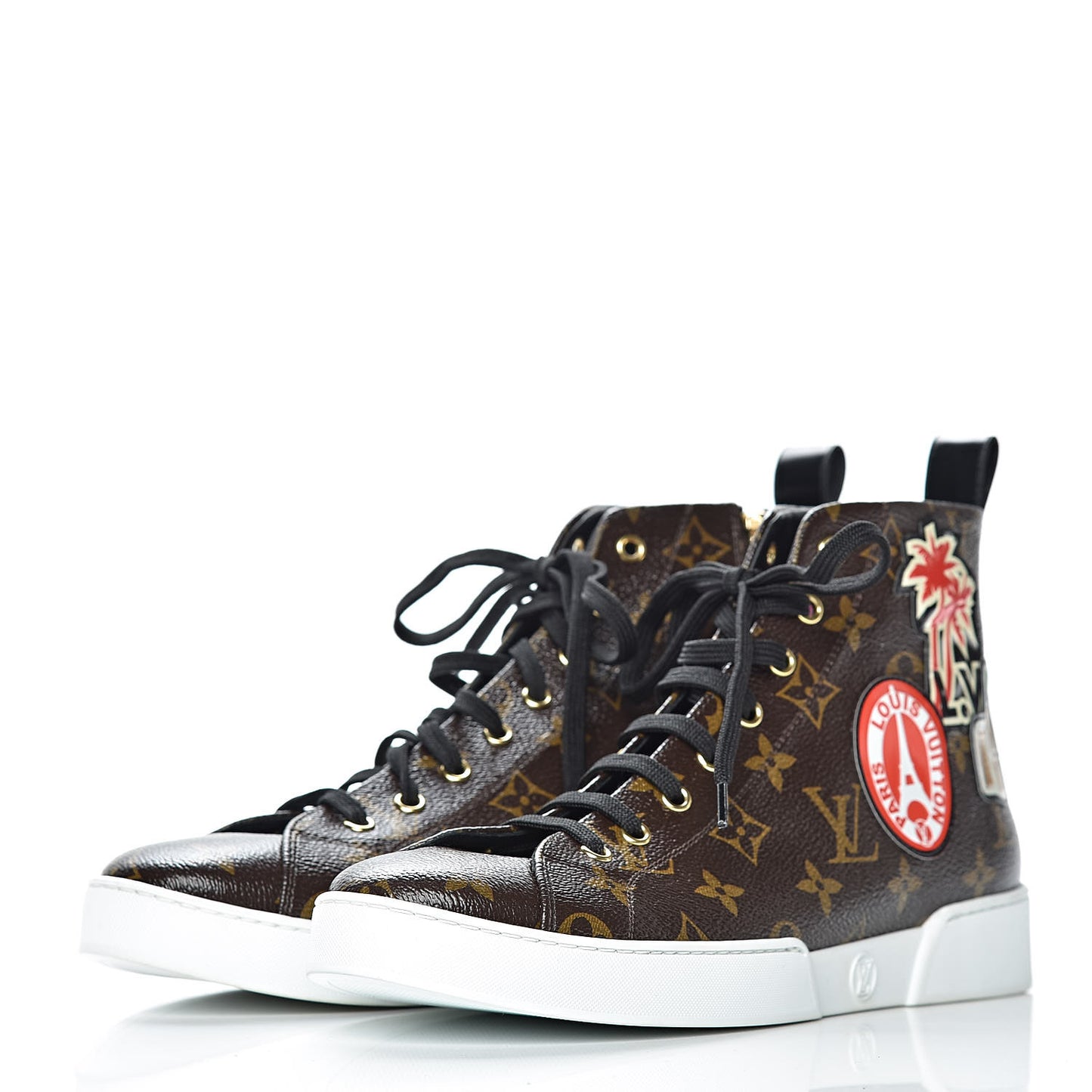 Calfskin Monogram World Tour Sneaker Boot 40