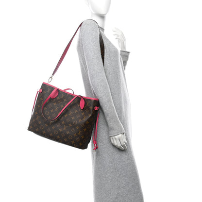 Louis Vuitton Monogram Inside Out Neverfull Bandouliere MM Rose Pondichery 2 of 9