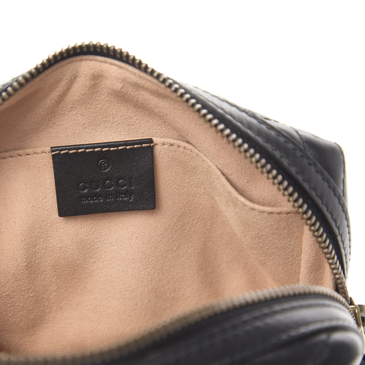 Calfskin Matelasse GG Marmont Cosmetic Case Black