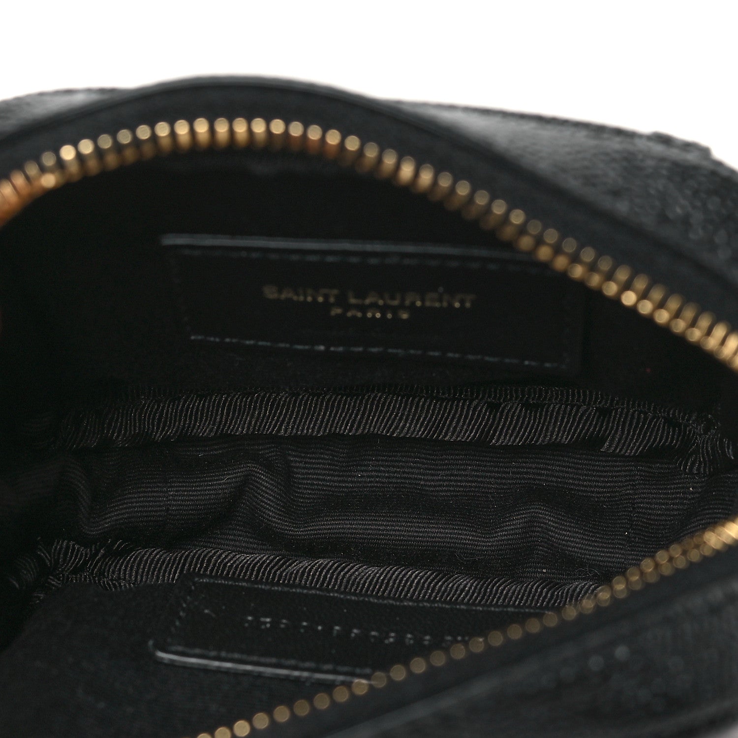 Saint Laurent Grain De Poudre Matelasse Monogram Baby Lou Camera Bag Black 4 of 9