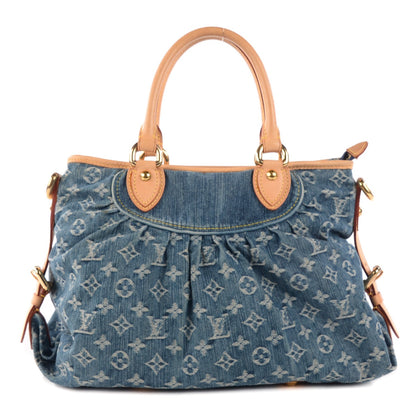 Louis Vuitton Denim Neo Cabby MM Blue 1 of 9