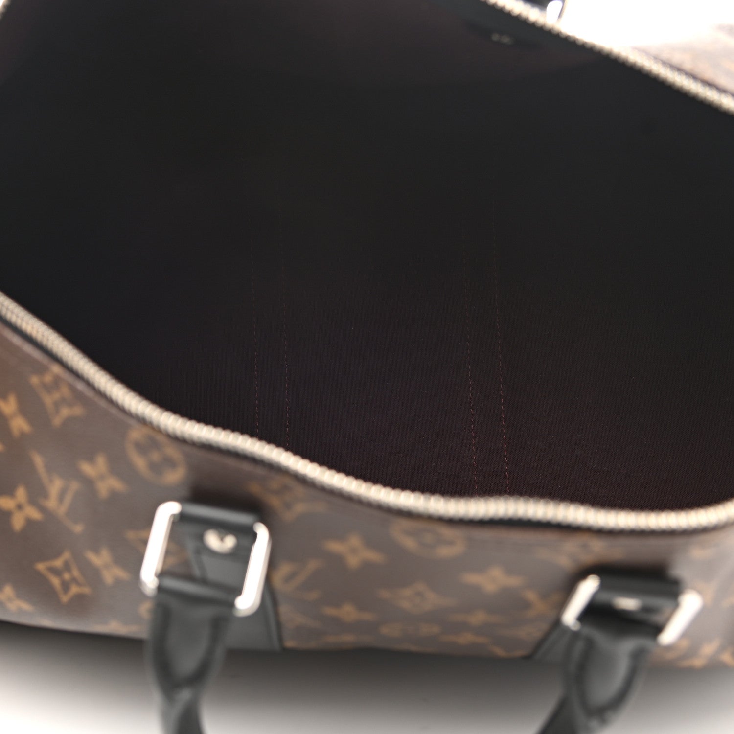 Louis Vuitton Monogram Macassar Keepall Bandouliere 45 5 of 10