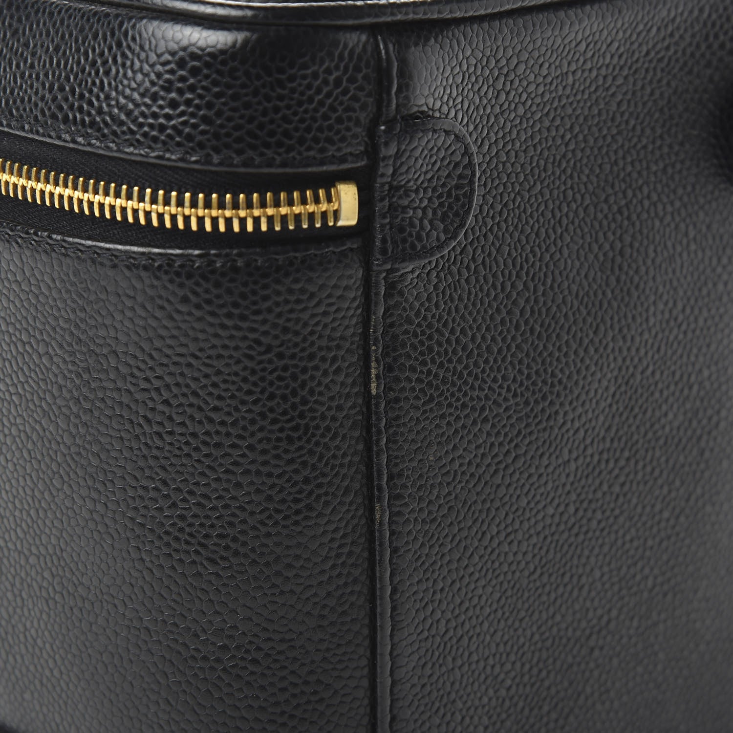 Chanel Caviar Vanity Cosmetic Case Black 14 of 14