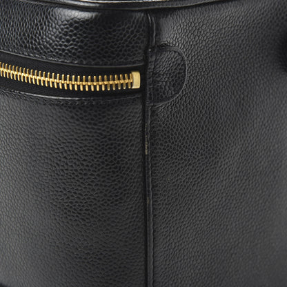 Chanel Caviar Vanity Cosmetic Case Black 14 of 14