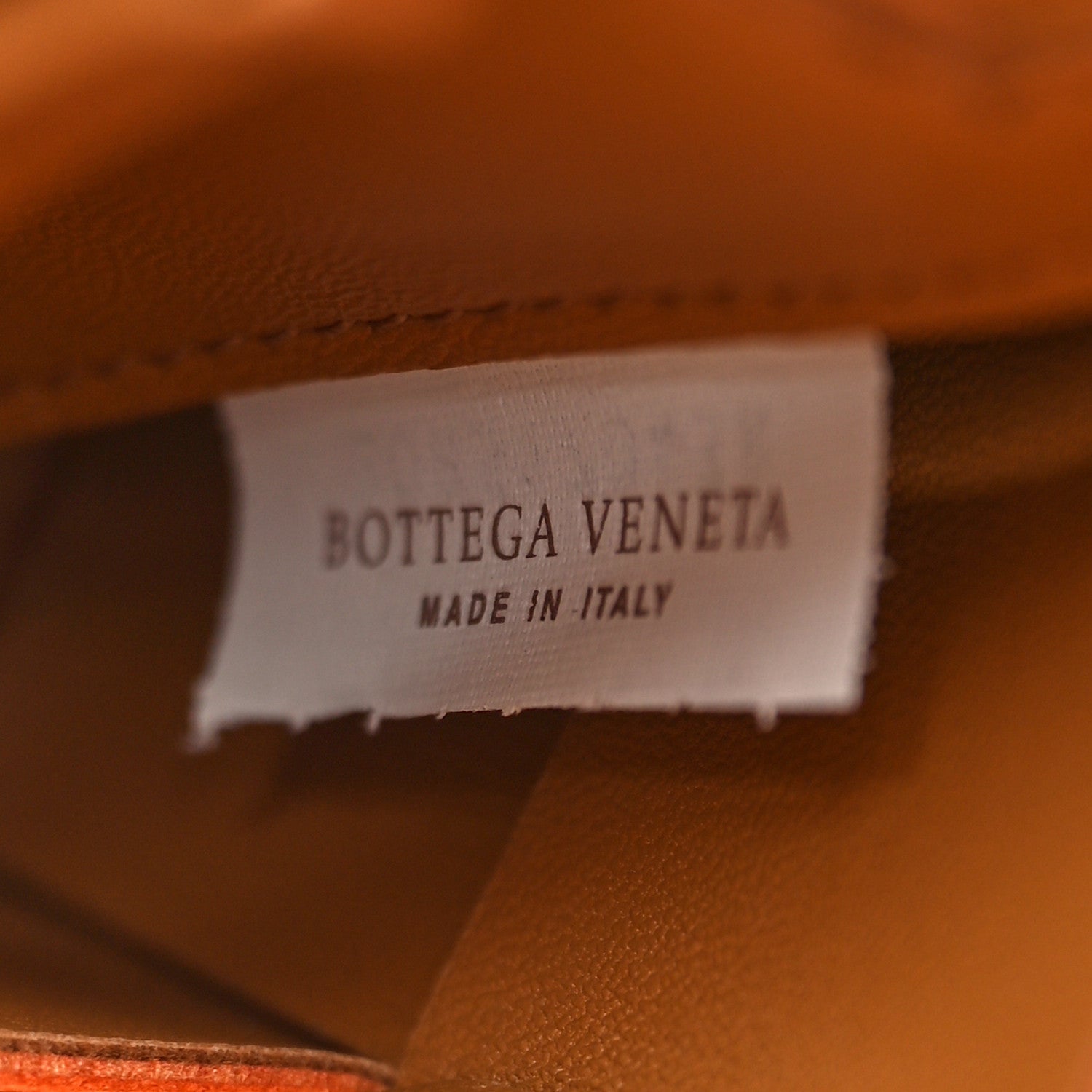 Bottega Veneta Lambskin Maxi Intrecciato Cassette Crossbody Bag Tangerine 6 of 9