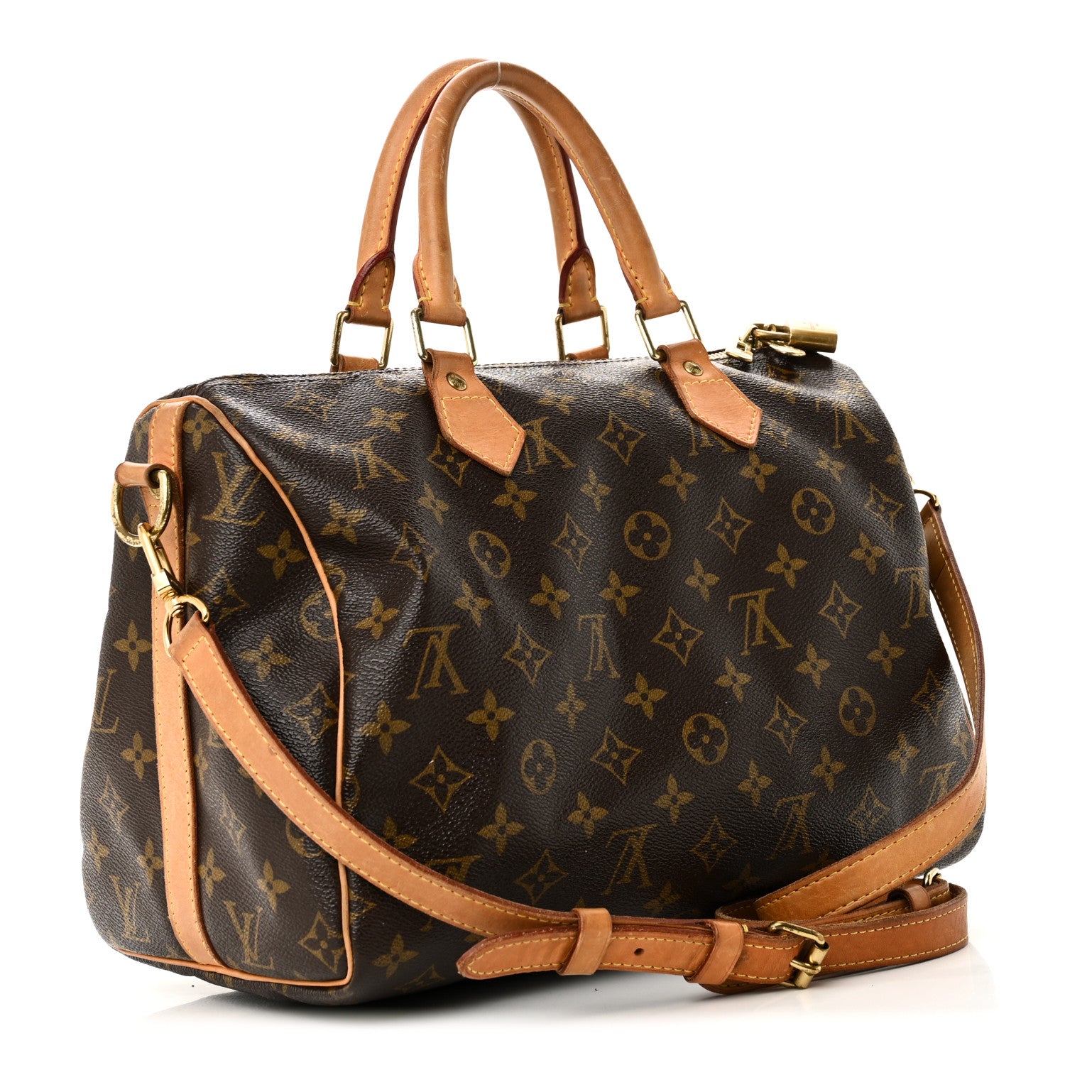 Louis Vuitton Monogram Speedy Bandouliere 30 3 of 12