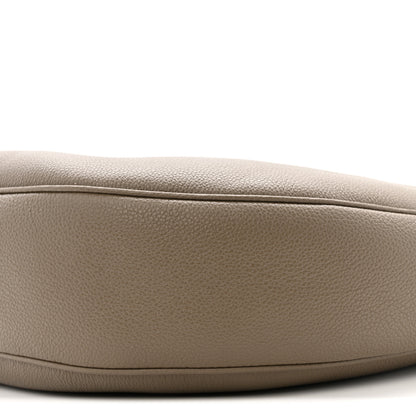 Celine Supple Grained Calfskin Large Lulu Shoulder Bag Souris 11 of 11