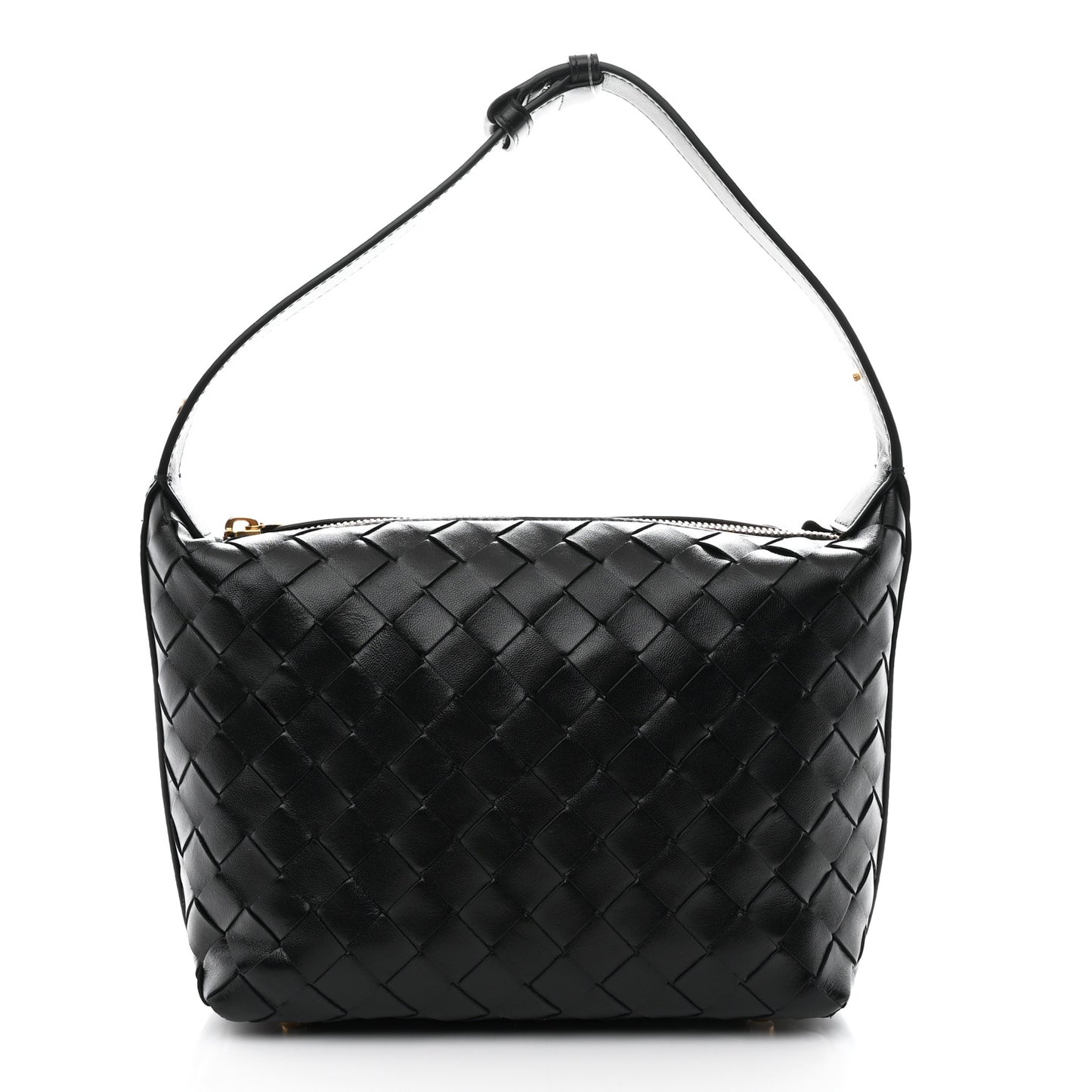 Calfskin Intrecciato Mini Wallace Black