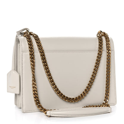 Saint Laurent Calfskin Medium Monogram Sunset Crema Soft 3 of 13