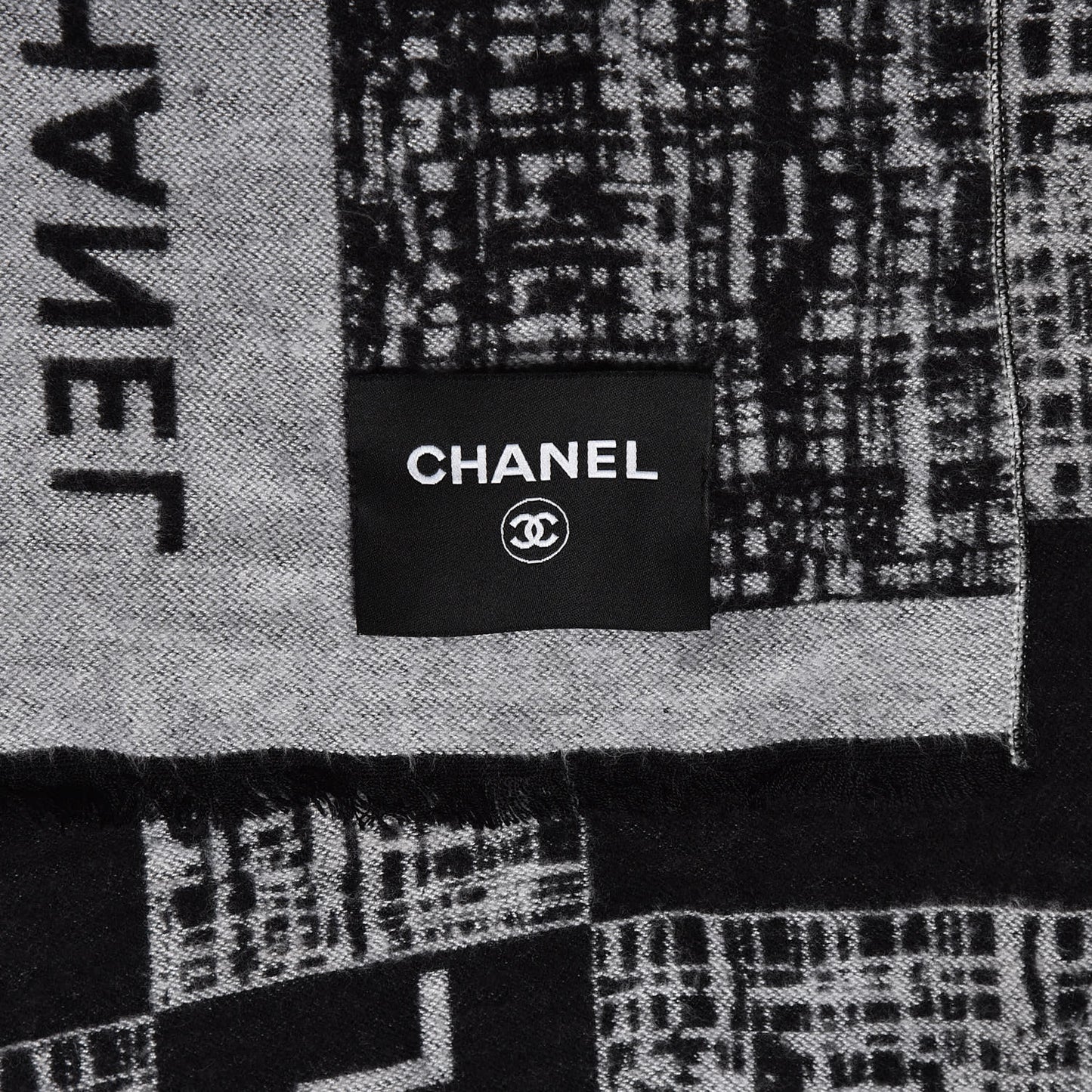 Cashmere CC Scarf Black