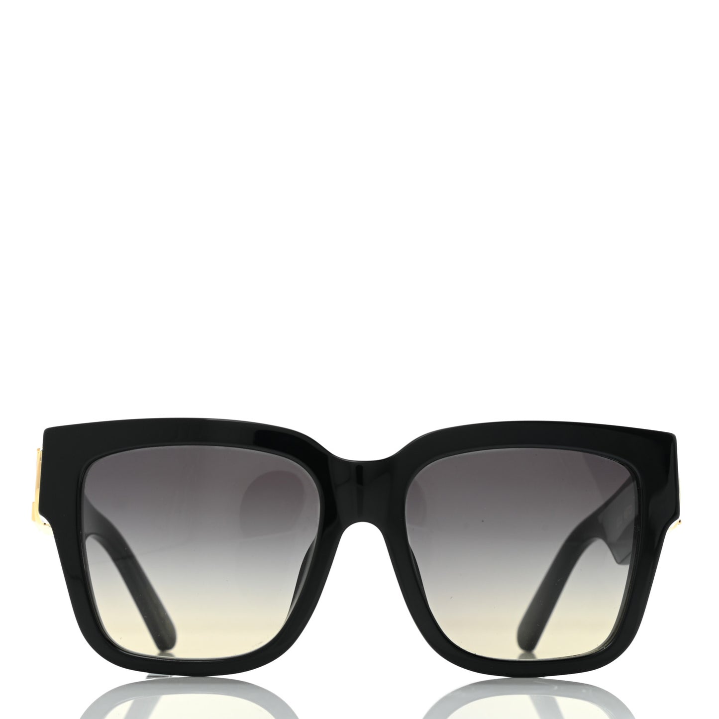 Acetate LV Link PM Square Sunglasses Z1566W Black