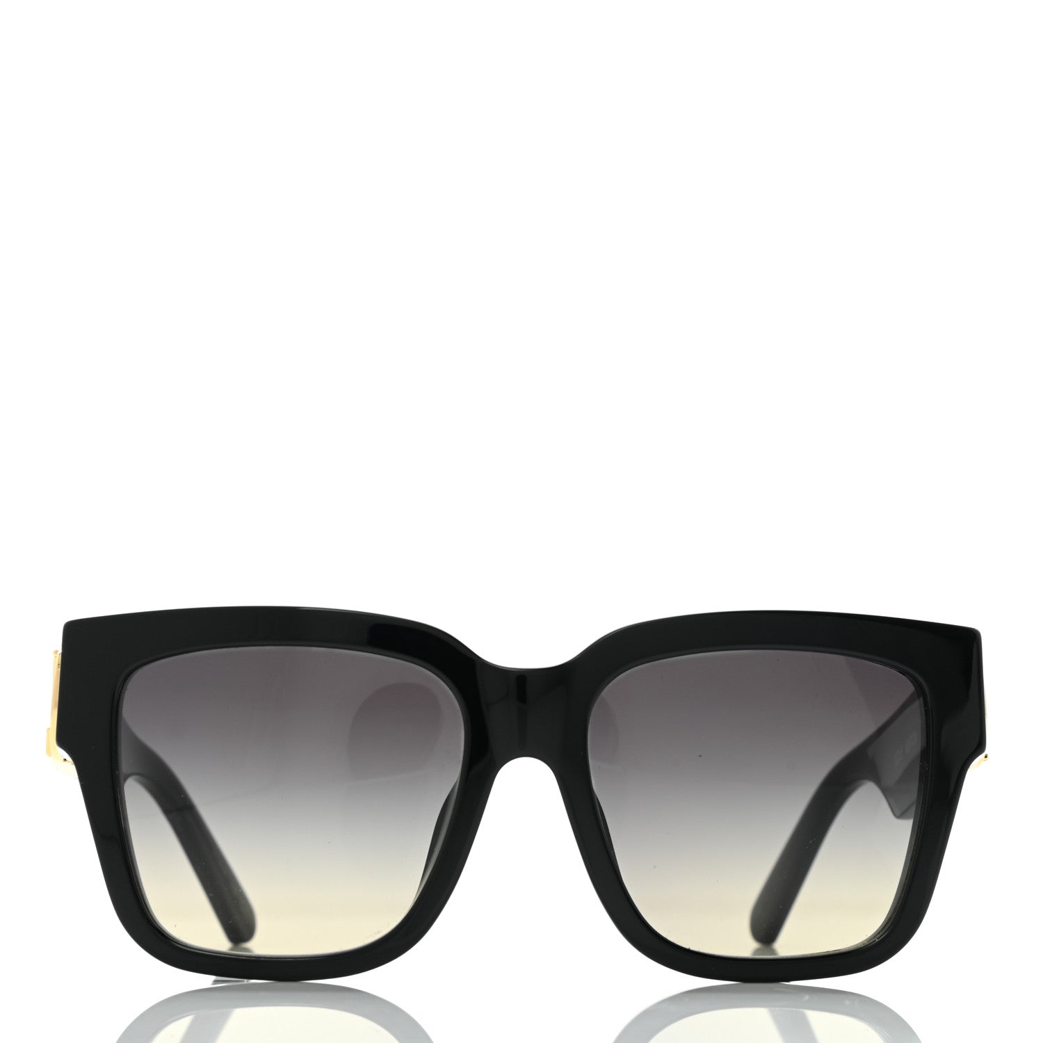 Louis Vuitton Acetate LV Link PM Square Sunglasses Z1566W Black 2 of 9