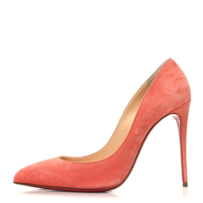 Christian Louboutin Suede Pigalle Follies 100 Pumps 38 Charlotte 1 of 7