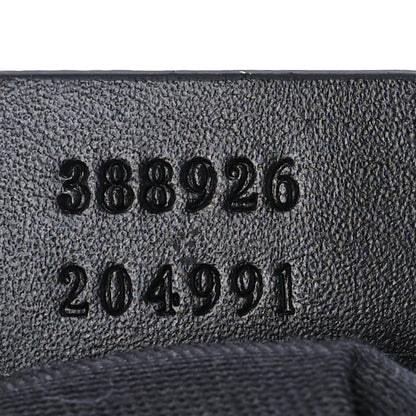 Gucci GG Monogram Web Flat Messenger Bag Black 5 of 13
