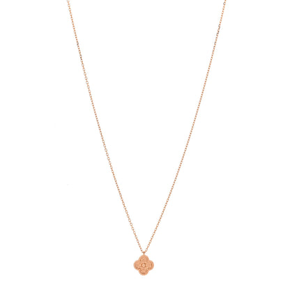 Van Cleef & Arpels 18K Rose Gold Sweet Alhambra Pendant Necklace 1 of 5