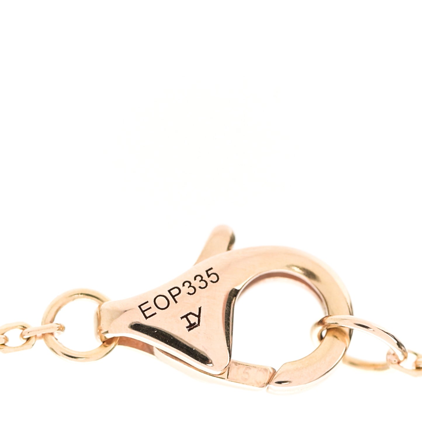 18K Pink Gold Diamond Black Onyx XS Amulette de Cartier Pendant Necklace