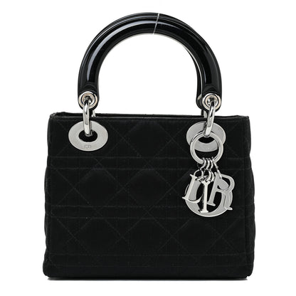 Christian Dior Satin Patent Cannage Mini Lady Dior Black 1 of 11