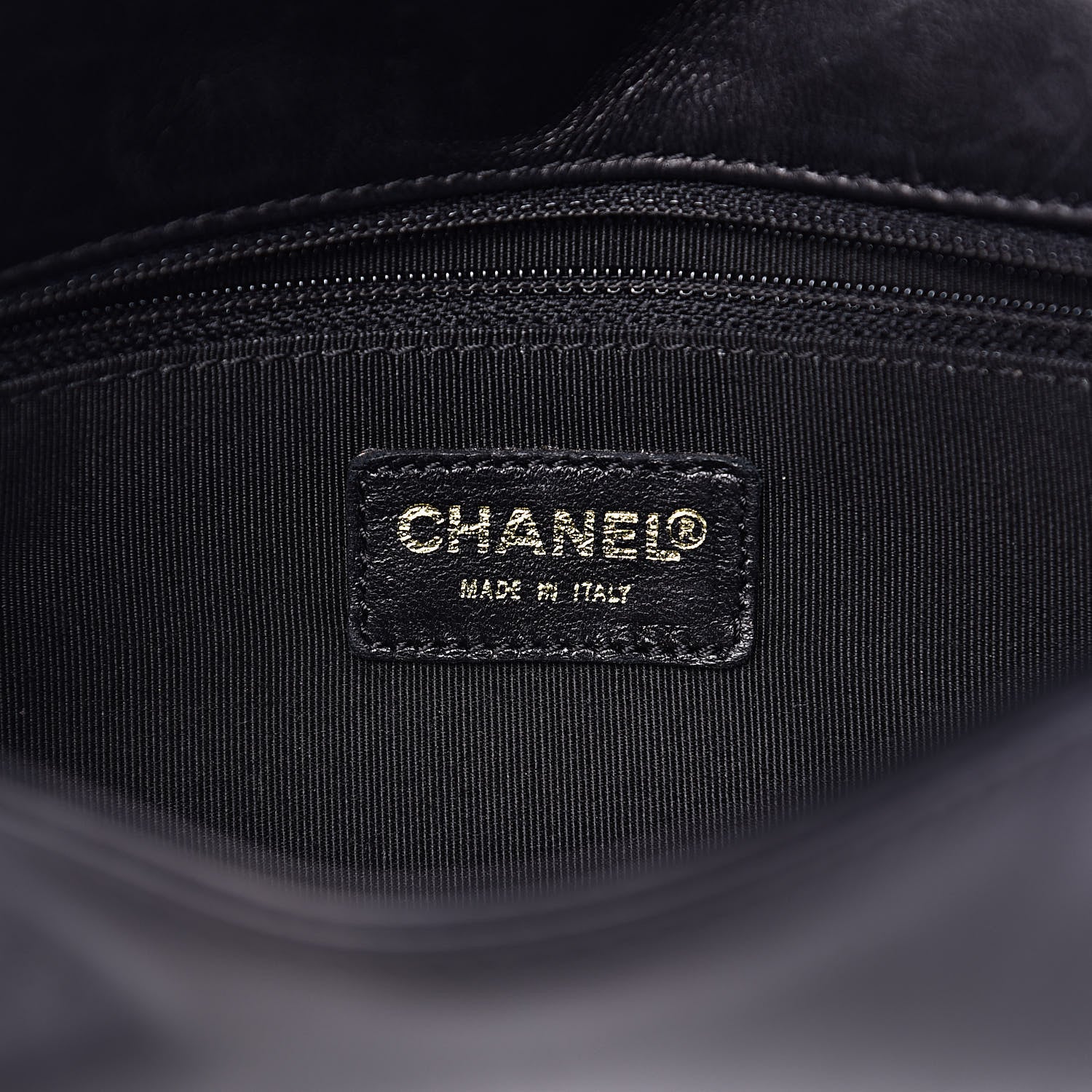 Chanel Lambskin Quilted CC Chocolate Bar Flap Black 6 of 14