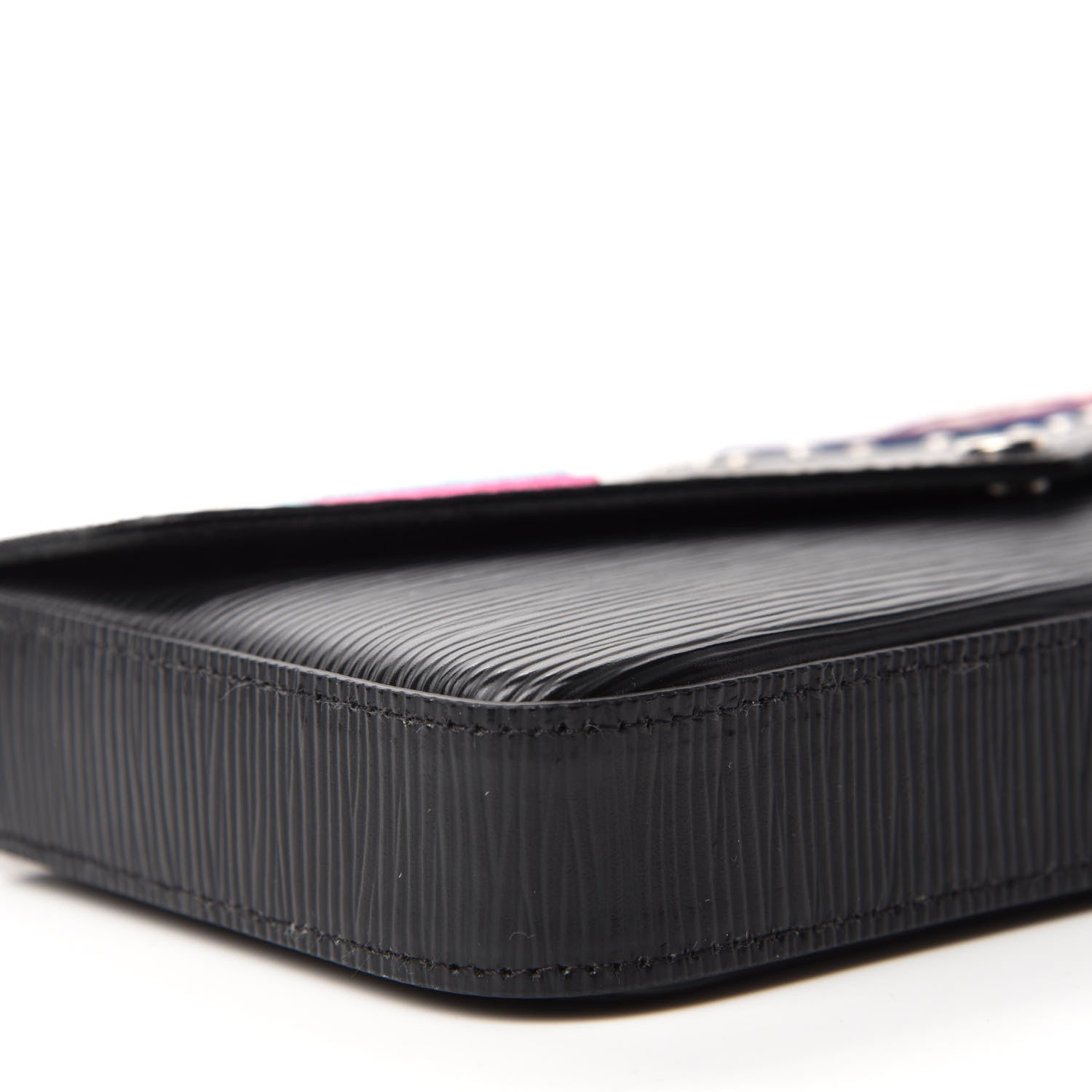 Louis Vuitton Epi LV Stories Pochette Felicie Black 6 of 11