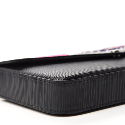 Louis Vuitton Epi LV Stories Pochette Felicie Black 6 of 11