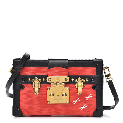 Louis Vuitton Epi Petite Malle Coquelicot 1 of 7