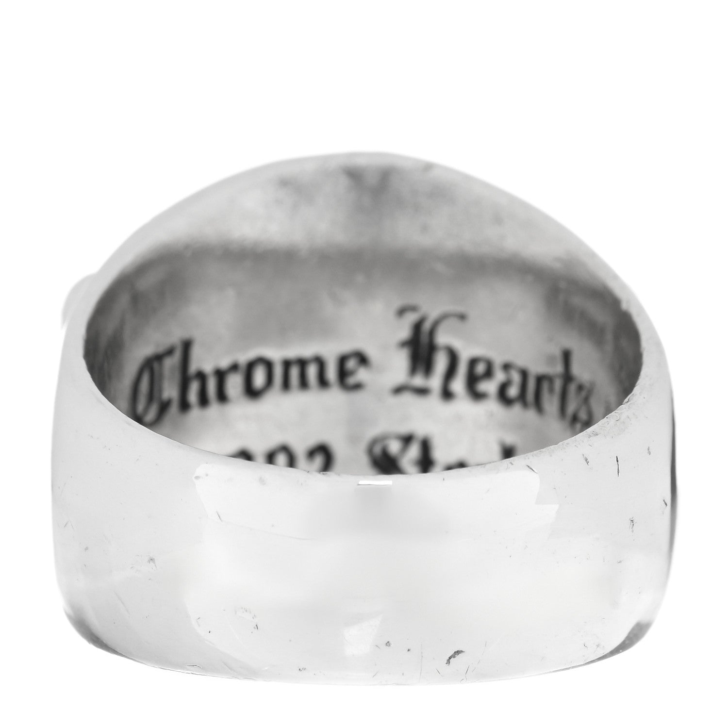 Chrome Hearts Sterling Silver Keeper Ring 68 12.25 1550936