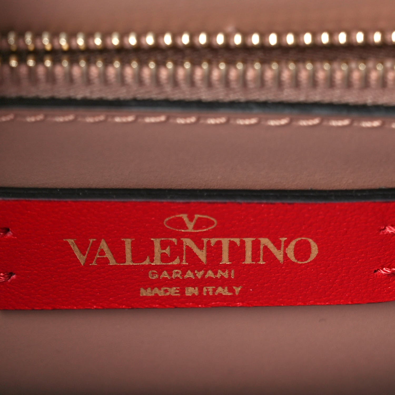 Valentino Garavani Vitello Small Rockstud Shoulder Bag Rose Cannelle 5 of 7