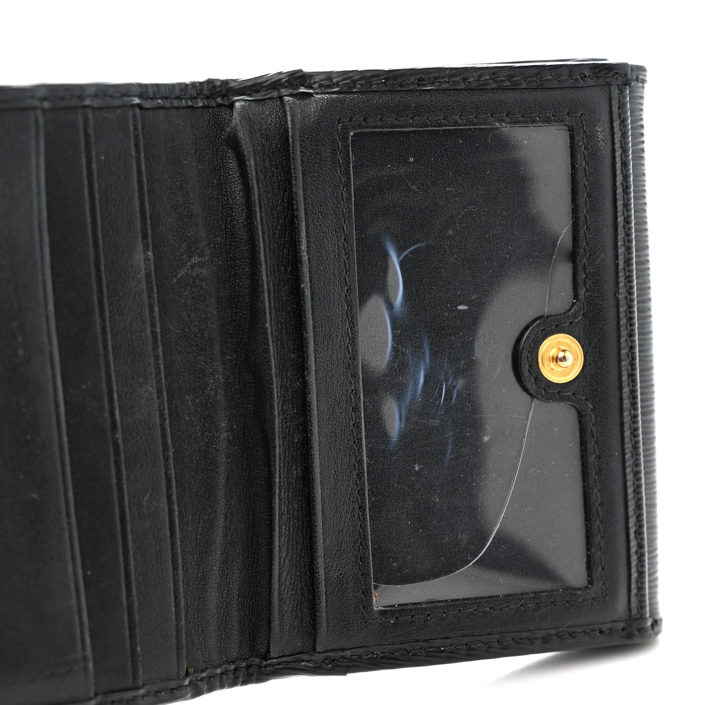 Vitello Move Metal Bi-Fold Wallet Black