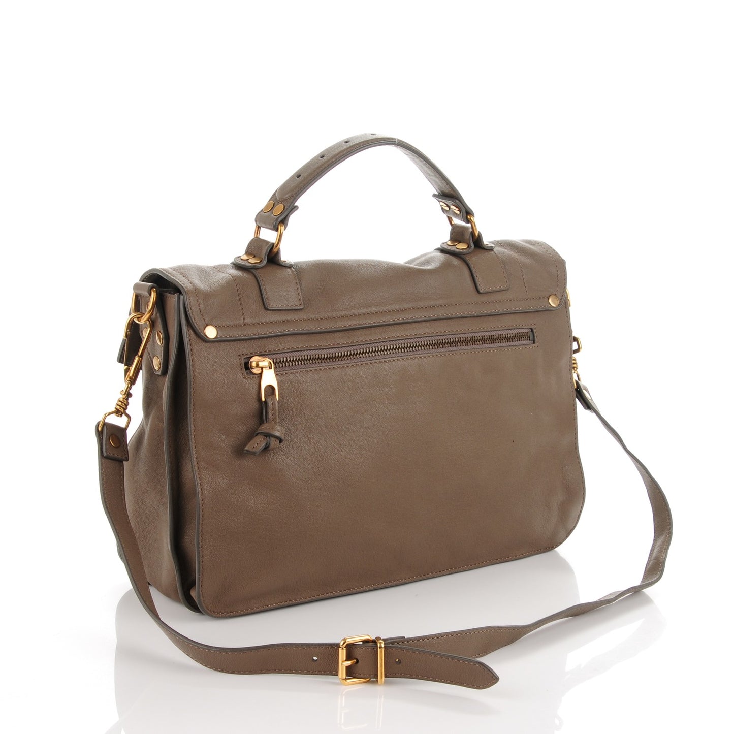 Lambskin Medium PS1 Satchel Smoke