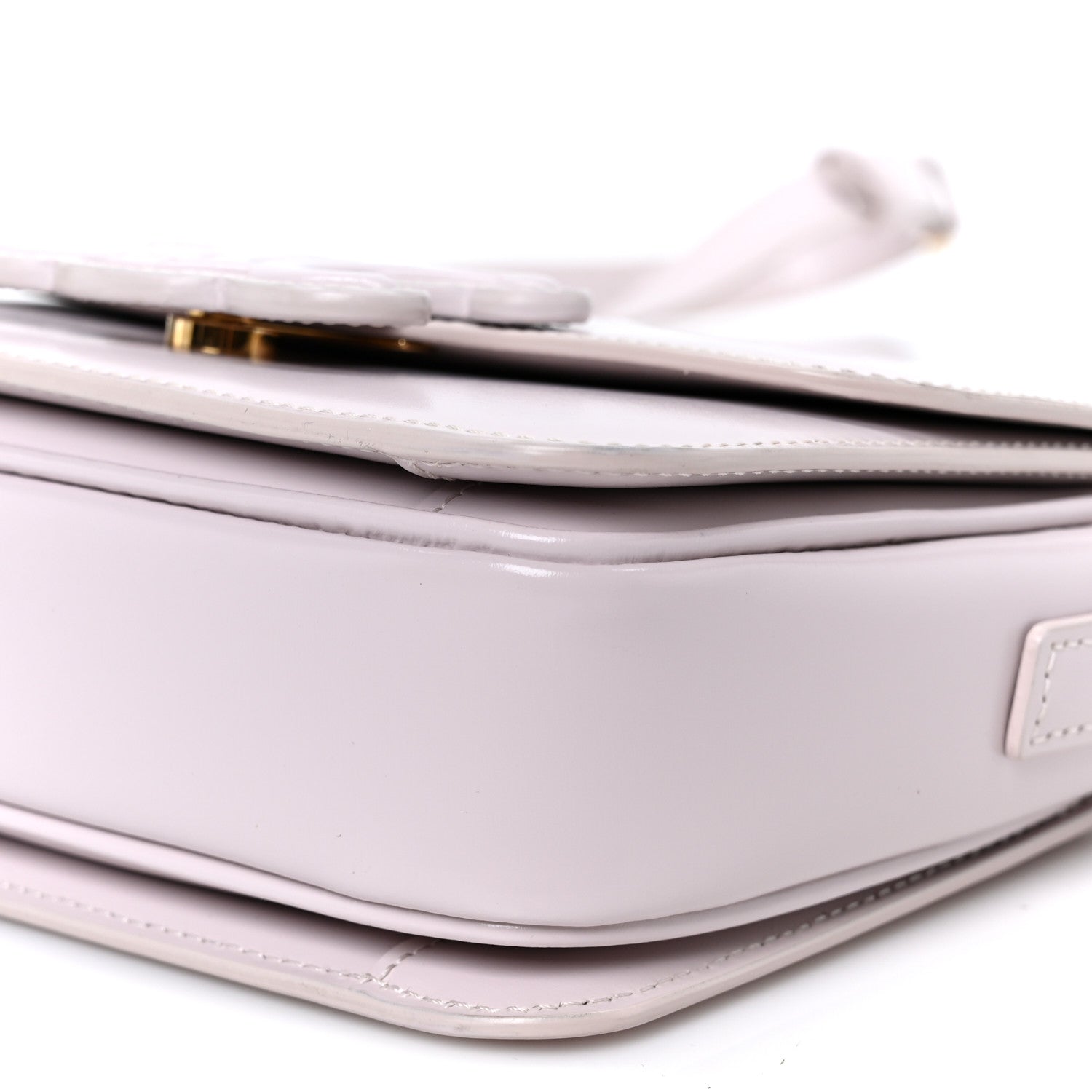 Celine Shiny Calfskin Teen Cuir Triomphe Poudre 9 of 10