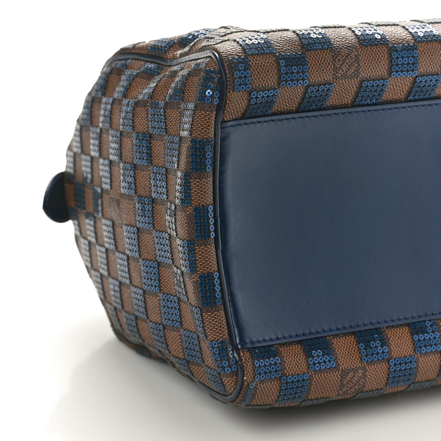 Louis Vuitton Damier Paillettes Speedy 30 Blue 8 of 9