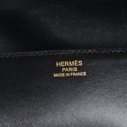 Hermes Tadelakt Egee Clutch Black 13 of 20